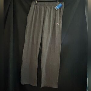 Champion Men’s Dark Gray Logo Elastic Waist Sweatpants XL NWT